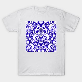 Paisley Blue and White T-Shirt